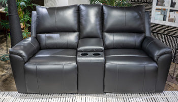 Glossmore Reclining Loveseat with Console - House n2 Home Furniture (Manchester,GA)