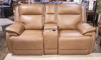 Glencroft Power Reclining Loveseat with Console - House n2 Home Furniture (Manchester,GA)