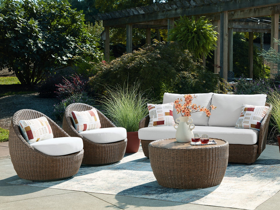 Double Point Outdoor Seating Set - House n2 Home Furniture (Manchester,GA)