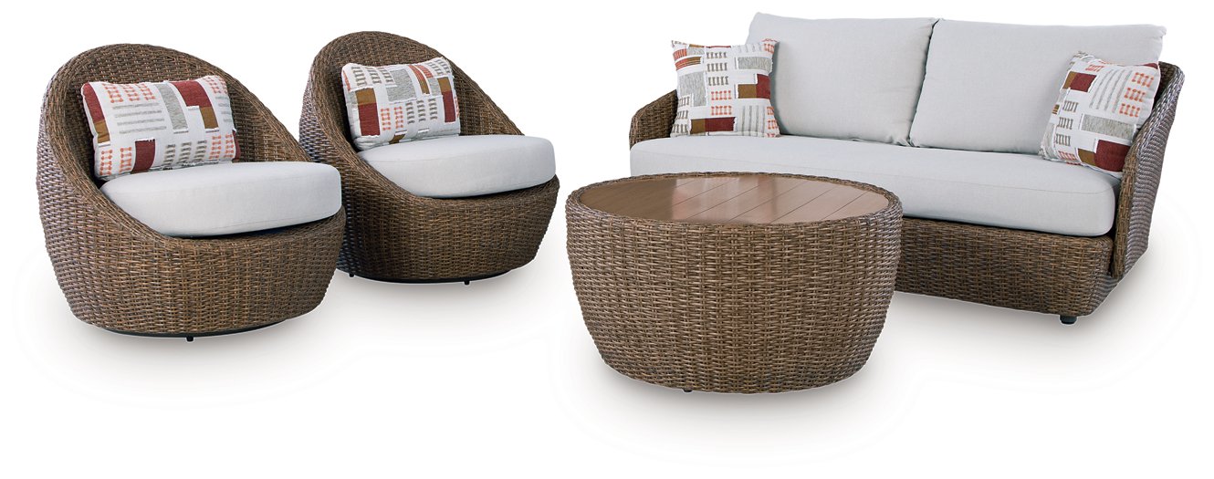 Double Point Outdoor Seating Set - House n2 Home Furniture (Manchester,GA)