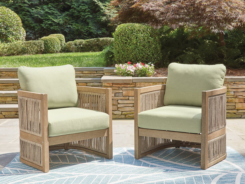 Serena Shores Outdoor Lounge Chair (Set of 2) - House n2 Home Furniture (Manchester,GA)