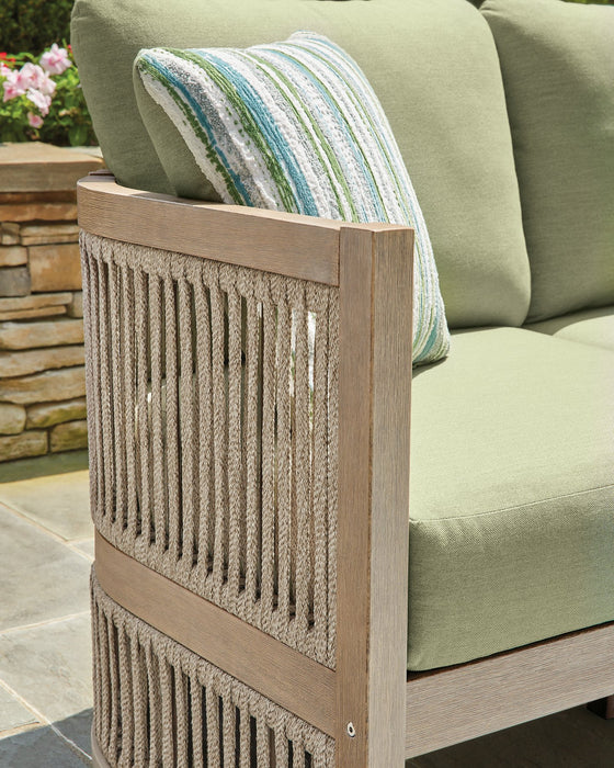 Serena Shores Outdoor Sofa with Cushion - House n2 Home Furniture (Manchester,GA)