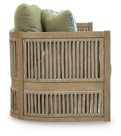 Serena Shores Outdoor Sofa with Cushion - House n2 Home Furniture (Manchester,GA)