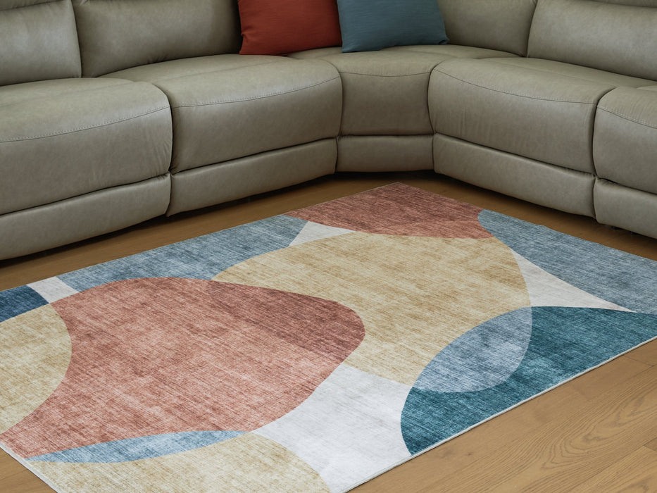 Chanleigh Washable 5' x 7' Area Rug - House n2 Home Furniture (Manchester,GA)