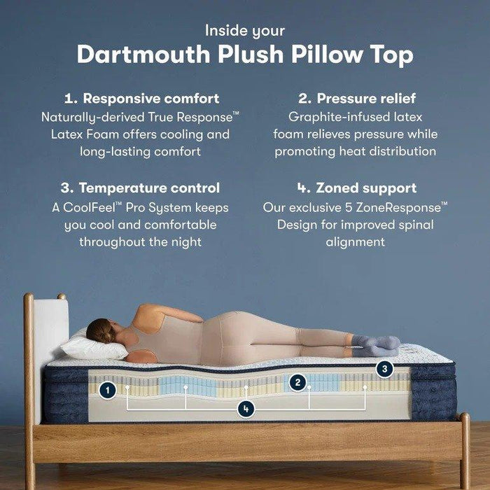Serta iComfortPro Mattress Dartmouth Plush Pillow Top Mattress - House n2 Home Furniture (Manchester,GA)