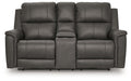 Bleckley Power Reclining Loveseat with Console - House n2 Home Furniture (Manchester,GA)