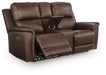 Bleckley Power Reclining Loveseat with Console - House n2 Home Furniture (Manchester,GA)