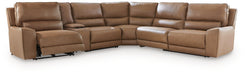 DeepWakes Reclining Sectional with Storage Console - House n2 Home Furniture (Manchester,GA)