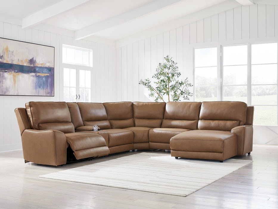 DeepWakes Power Reclining Sectional with Chaise - House n2 Home Furniture (Manchester,GA)