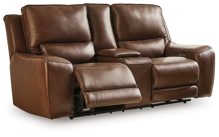 DeepWakes Power Reclining Loveseat with Console - House n2 Home Furniture (Manchester,GA)