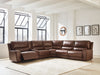 DeepWakes Reclining Sectional with Storage Console - House n2 Home Furniture (Manchester,GA)