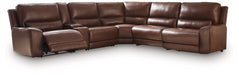 DeepWakes Reclining Sectional with Storage Console - House n2 Home Furniture (Manchester,GA)
