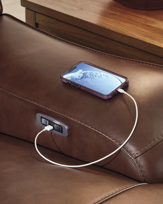 DeepWakes Reclining Sectional with Storage Console - House n2 Home Furniture (Manchester,GA)