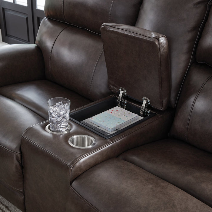 Crossplex Power Reclining Loveseat with Console - House n2 Home Furniture (Manchester,GA)