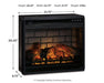 Wildenauer 76" TV Stand with Electric Fireplace - House n2 Home Furniture (Manchester,GA)
