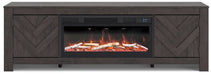 Cayboni 71" TV Stand with Electric Fireplace - House n2 Home Furniture (Manchester,GA)