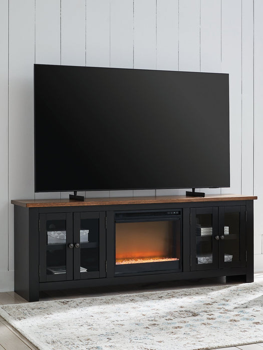 Wildenauer 76" TV Stand with Electric Fireplace - House n2 Home Furniture (Manchester,GA)