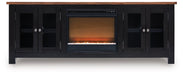 Wildenauer 76" TV Stand with Electric Fireplace - House n2 Home Furniture (Manchester,GA)