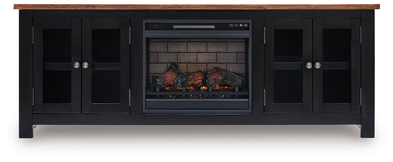 Wildenauer 76" TV Stand with Electric Fireplace - House n2 Home Furniture (Manchester,GA)
