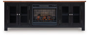 Wildenauer 76" TV Stand with Electric Fireplace - House n2 Home Furniture (Manchester,GA)